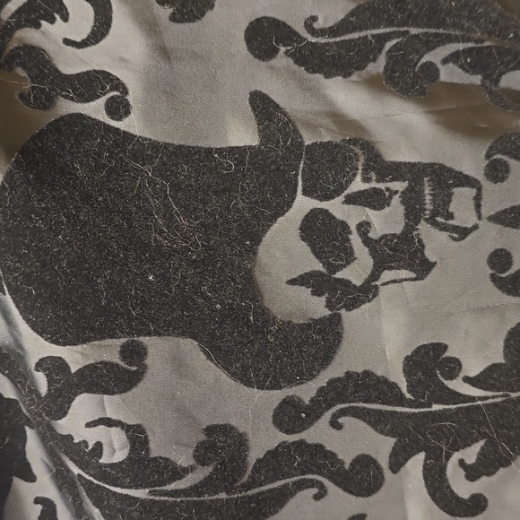 Hell Bunny Black Strapless Dress with Fancy Skull Detailing - Picture 2 of 8